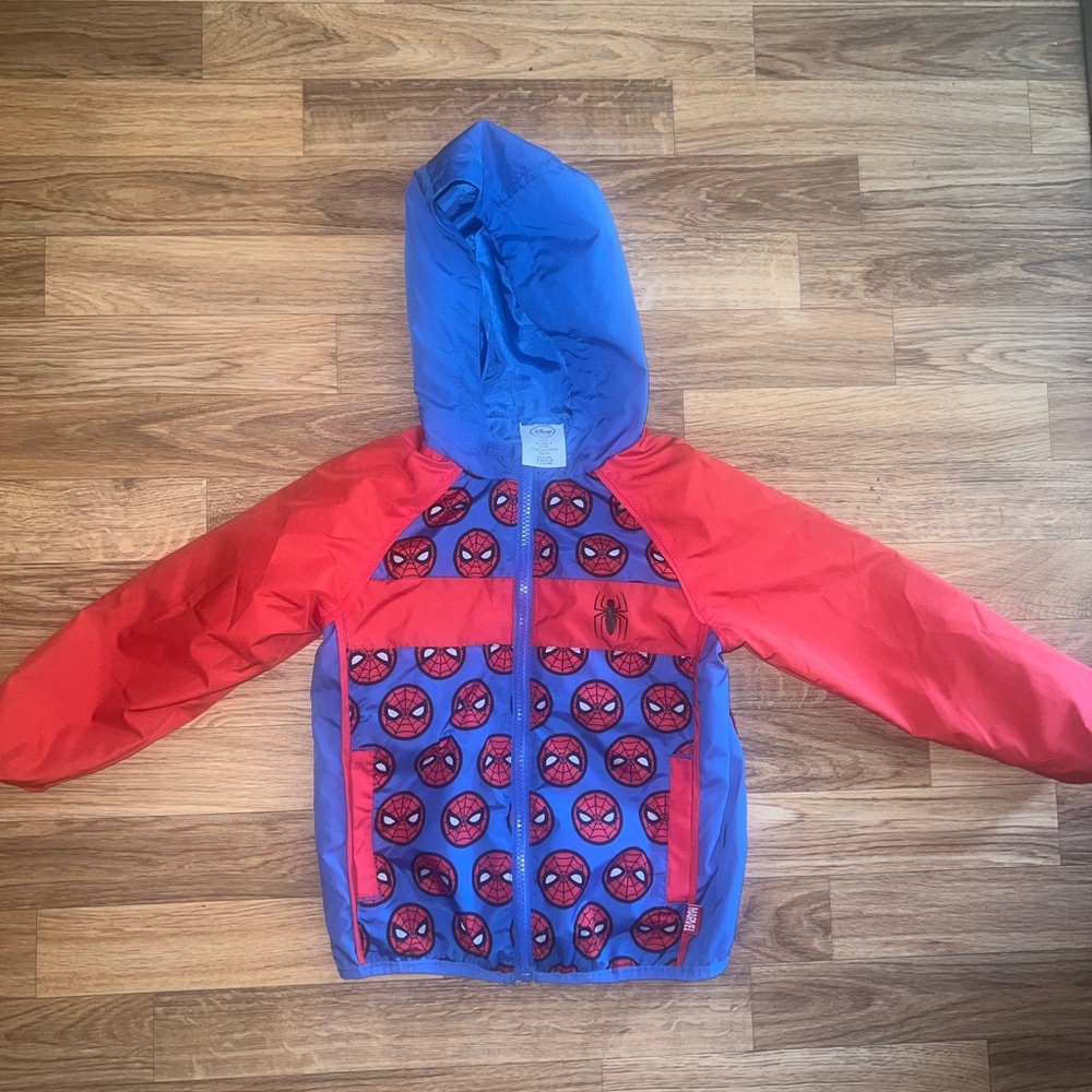 🕷️🕸️ little boys Spider-Man Rain Jacket 🕷️🕸️